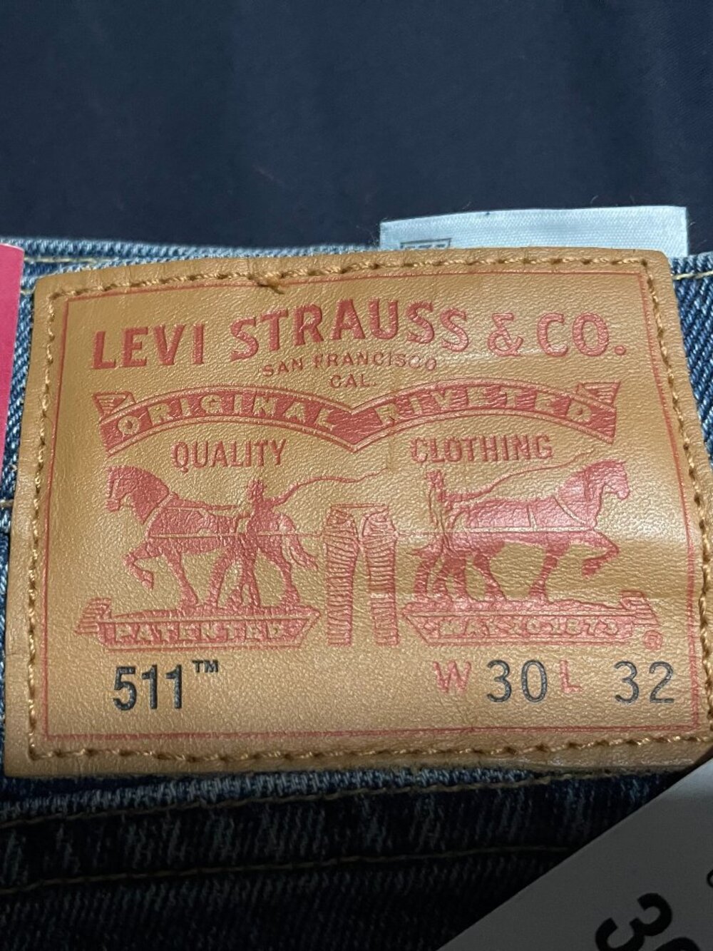 Levis 511 Slim Fit Mens Jeans 30x32 Blue